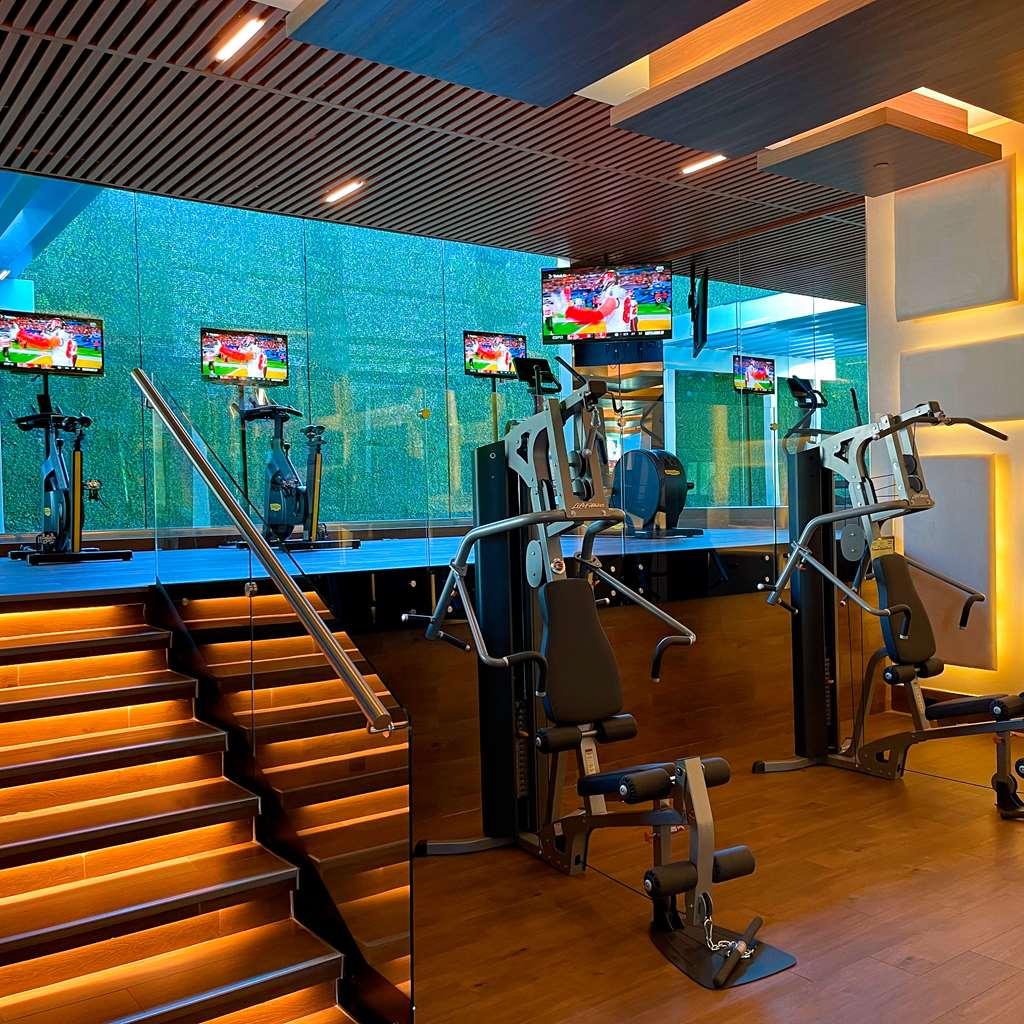 Safi Royal Luxury Metropolitan Hotel San Pedro Garza Garcia Fasilitas foto The gym at the hotel